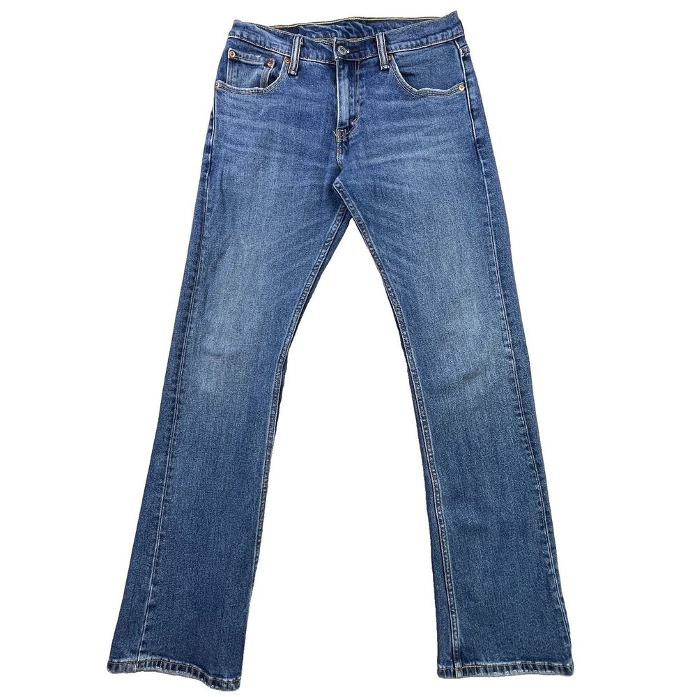 Levis 527 Jeans Men 30x32 Blue Bootcut Stretch Denim Cowboy Western